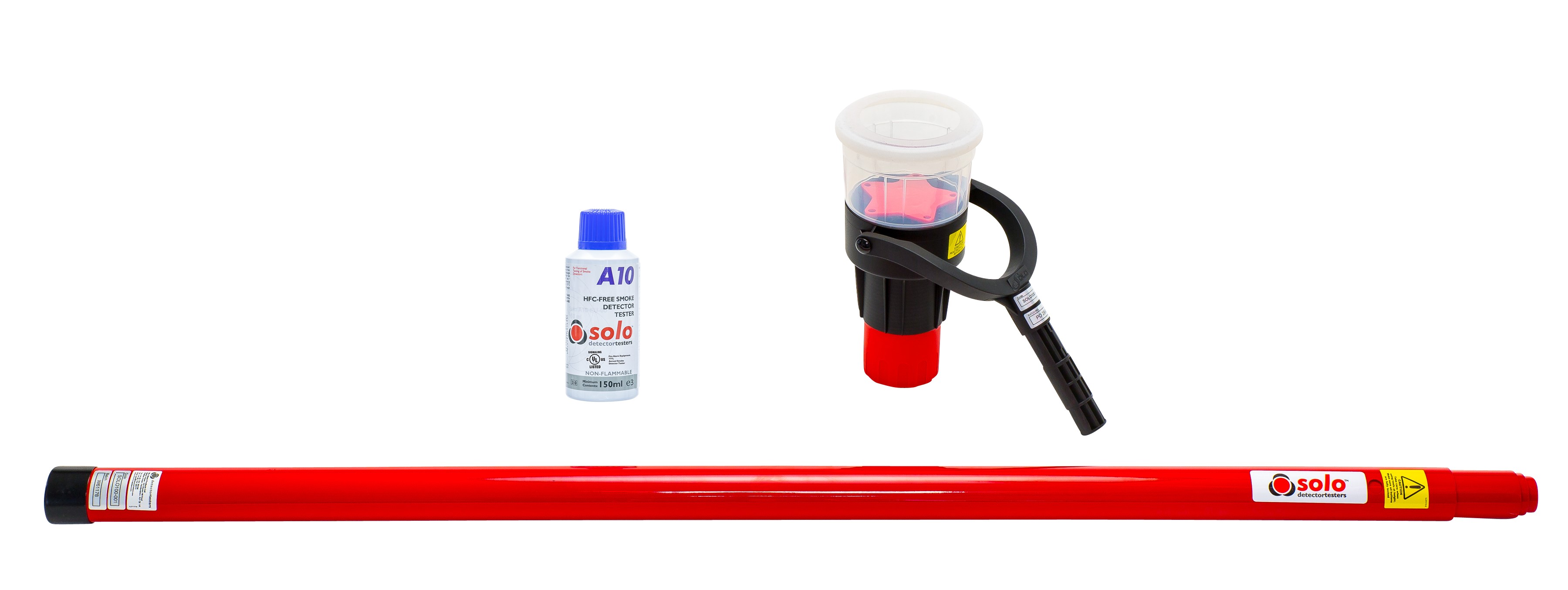 SOLO809 -  Kit de départ pour le test de détecteurs de fumée à 6m  - Smoke Detector Testing Starter Pack 6m